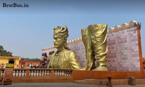Bhallaladeva Statue Set in Ramoij Film City