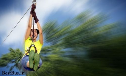 High Rope Course Game (Ride) in Rmaoji Film City