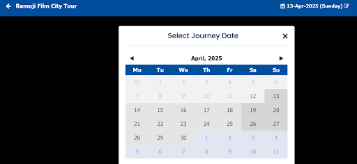 Choose the date