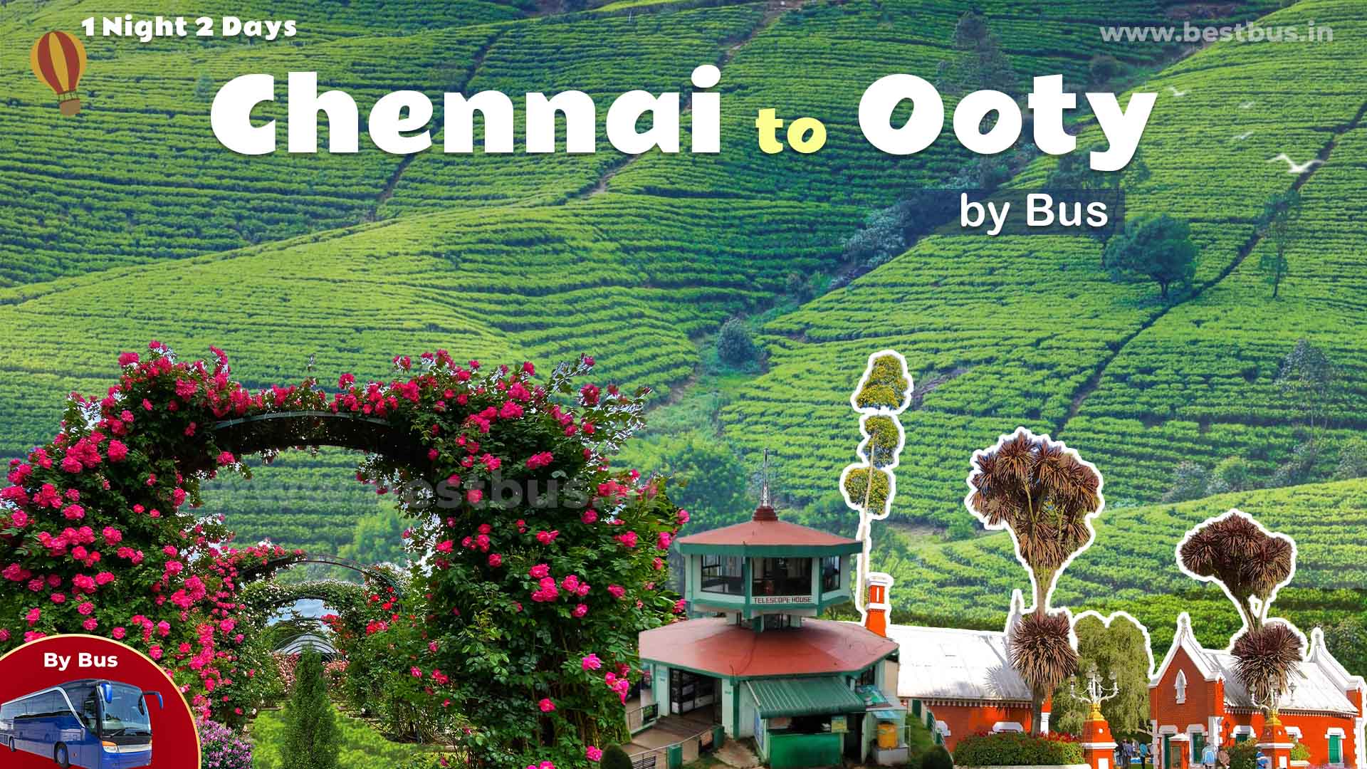 3 Days Ooty Tour Package From Chennai