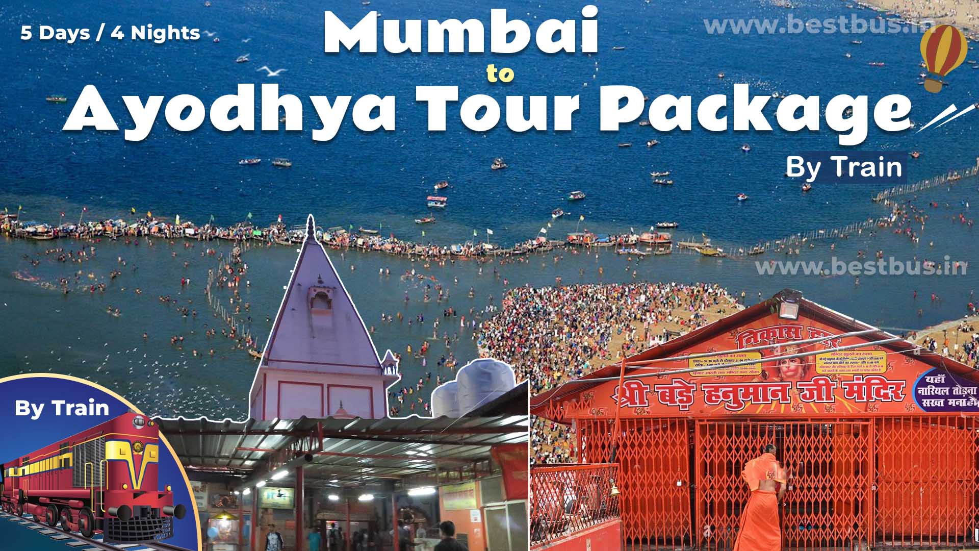 Ayodhya  Tour Package From Mumbai