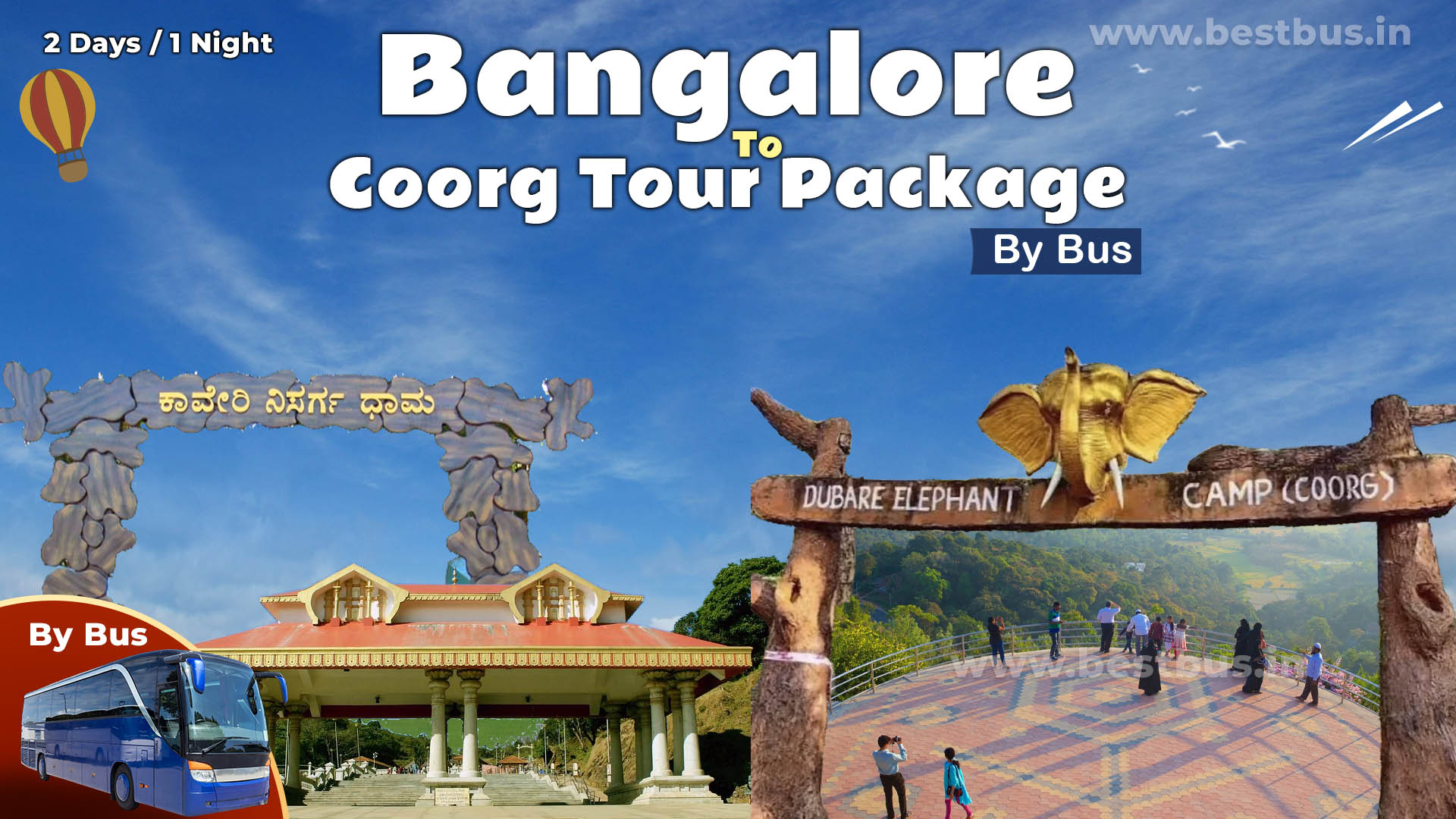 Bangalore To Coorg Tour Package By Bus