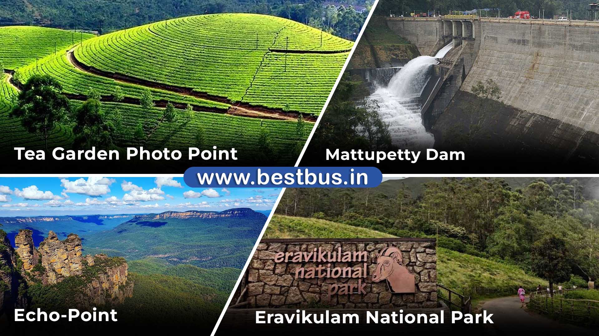 Bangalore To Munnar Thekkady Vagamon Tour Package visit place 1