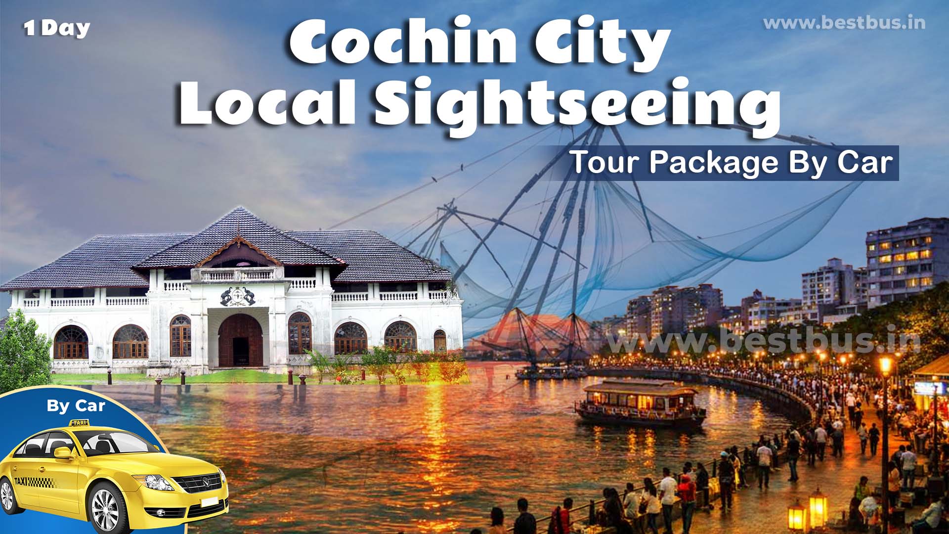 Cochin City Local Sightseeing Tour Package By Car