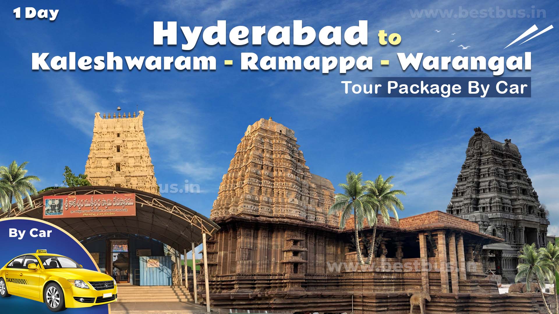 Hyderabad To Kaleshwaram Ramappa Warangal By Car