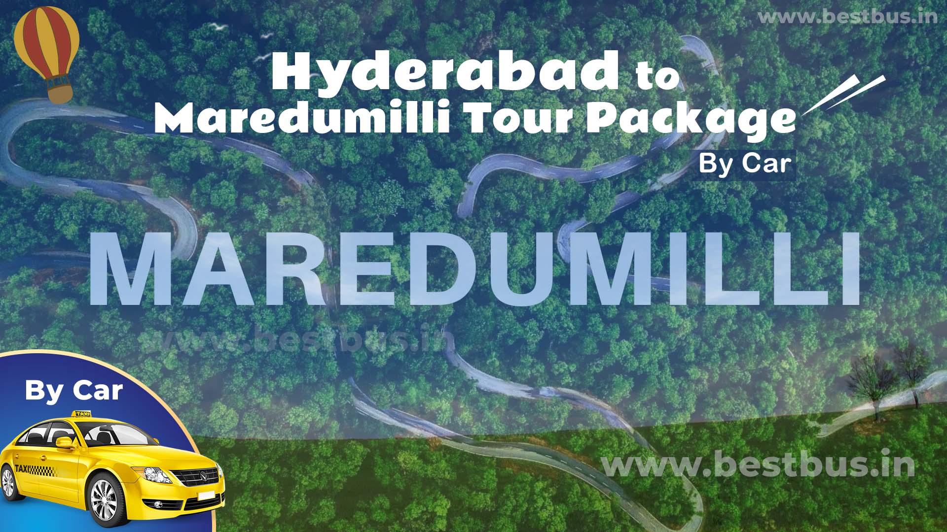 Hyderabad To Maredumilli Tour Package  By Car