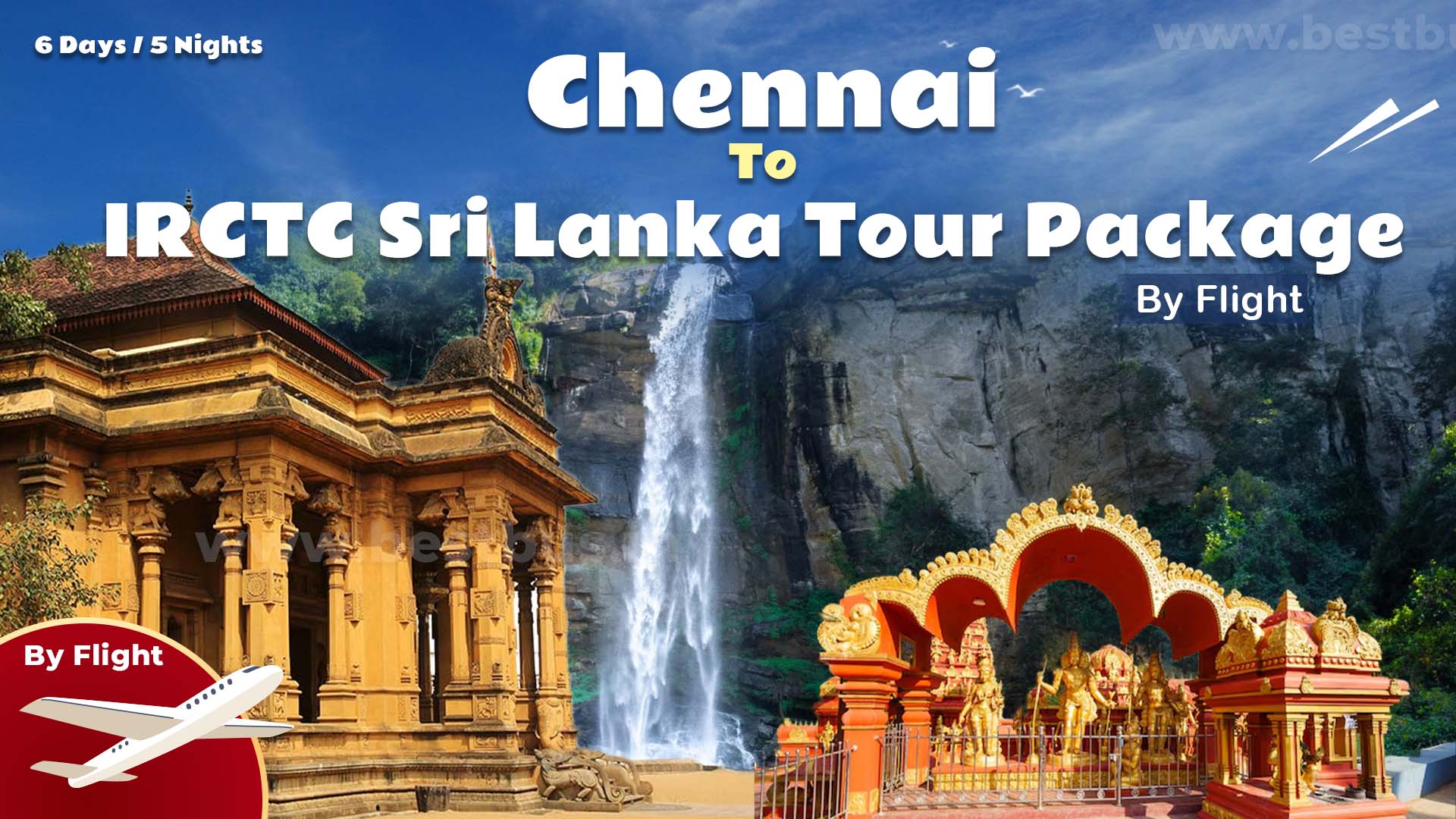 IRCTC Sri Lanka Tour Package From Chennai By Flight
