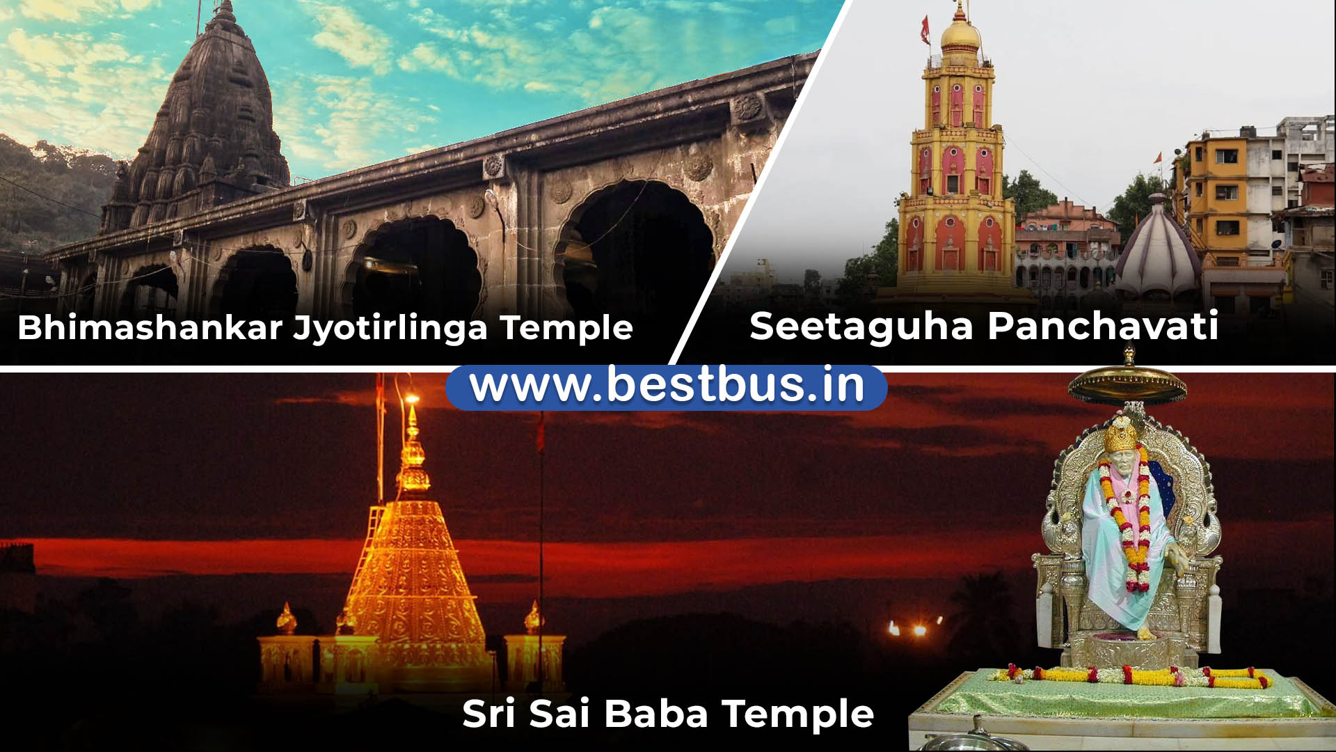 Lucknow To 3-Jyotirlingas Tour Package With Shirdi-Nashik-Trimbakeshwar-Bhimashankar-Aurangabad-Grishneshwar By Flight visit place 2