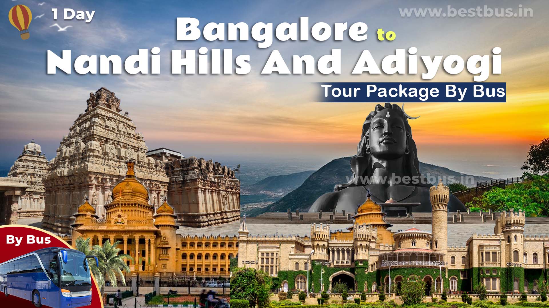 Nandi Hills And Adiyogi Tour Package From Bangalore