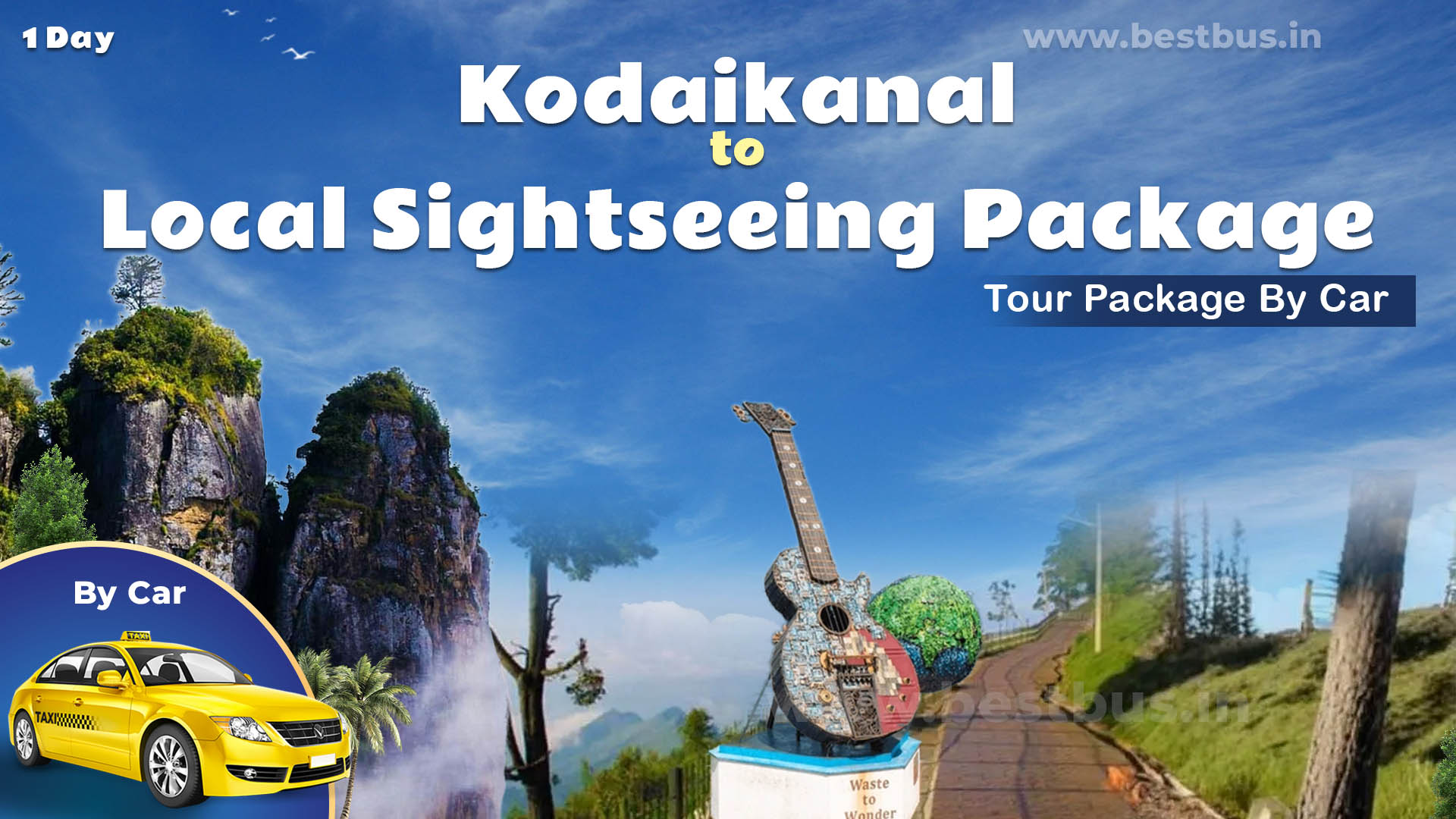 One Day Kodaikanal Local Sightseeing Package By Car