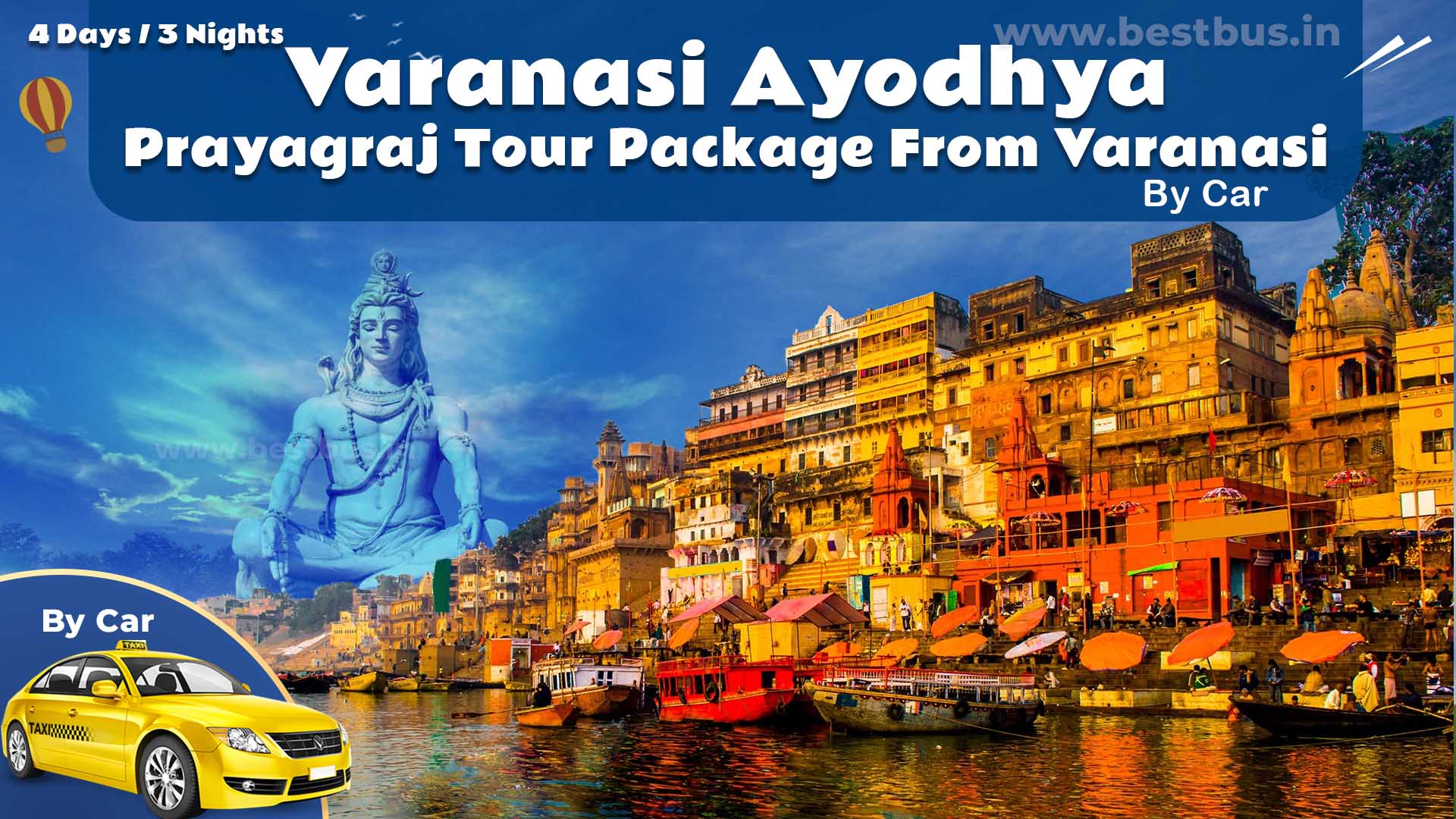 Varanasi Ayodhya Prayagraj Tour Package From Varanasi