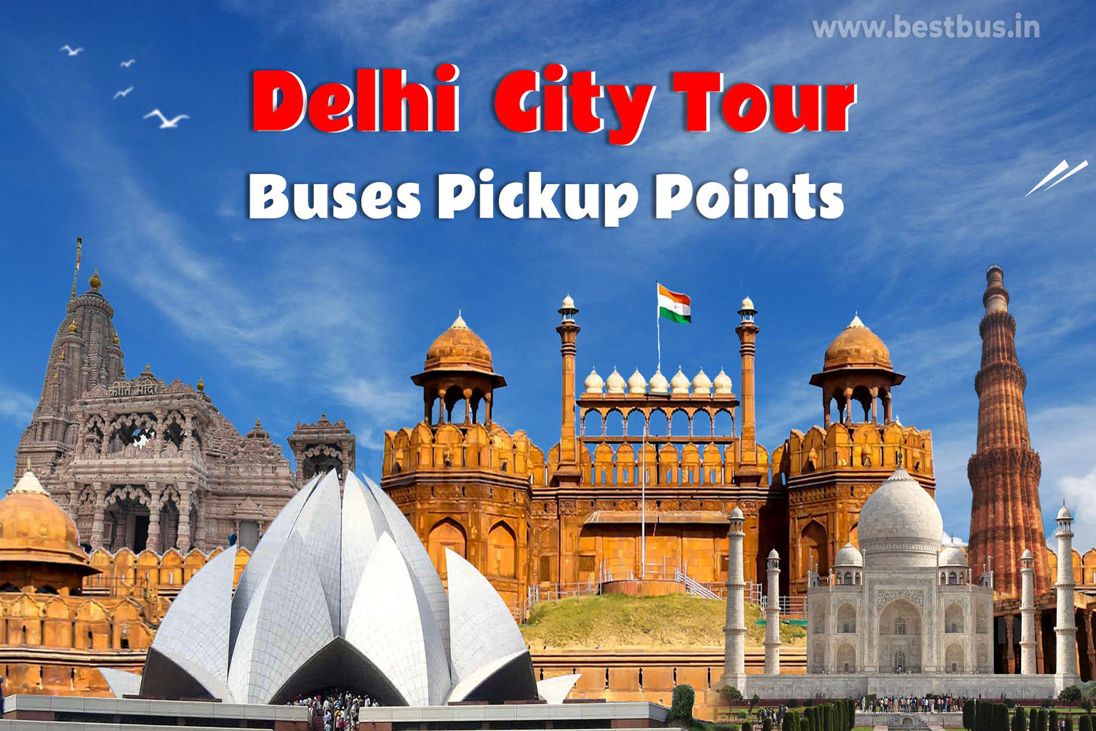 Delhi darshan buses pick up point