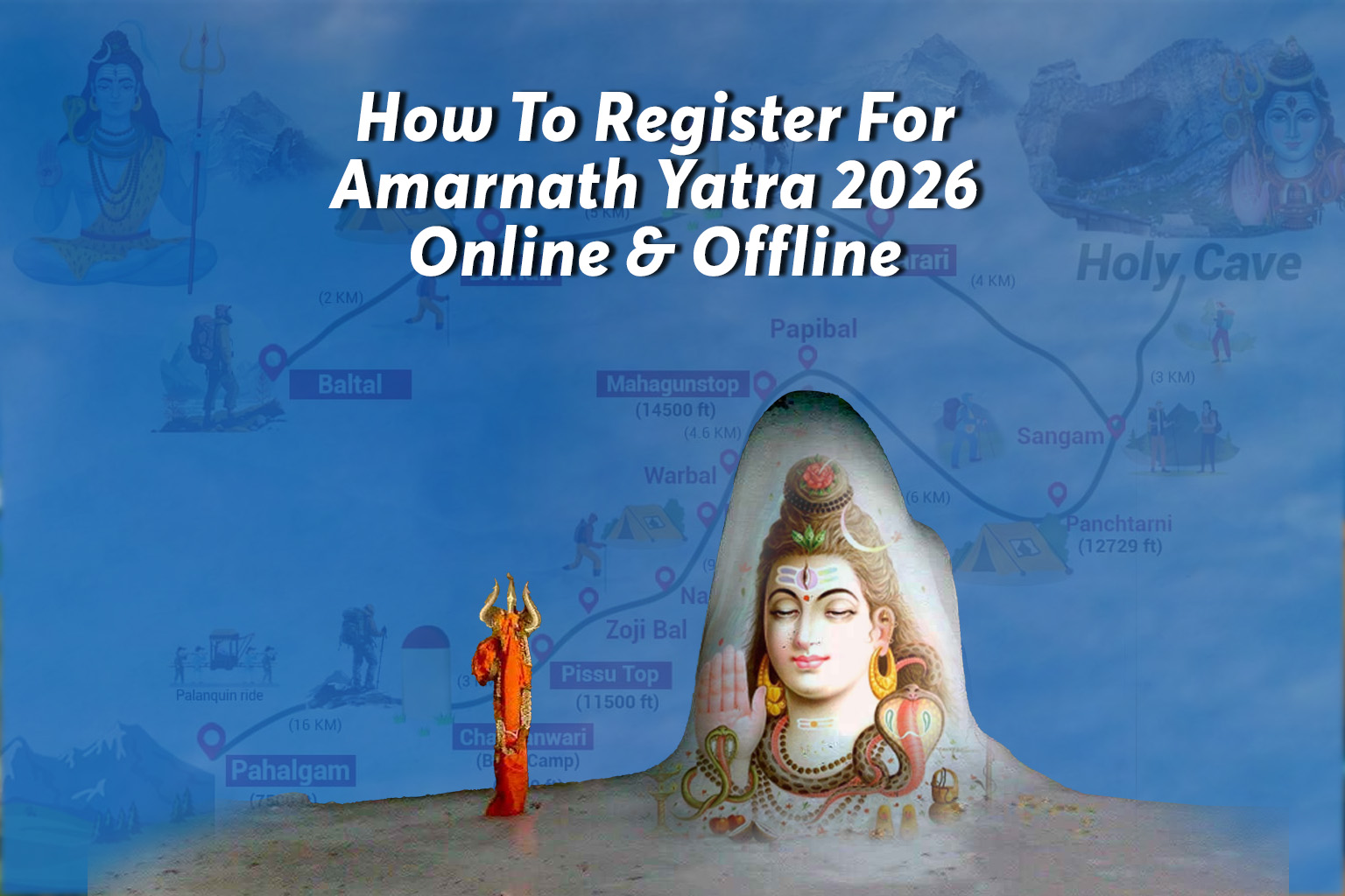 How to register for amarnath yatra 2026 online & offline