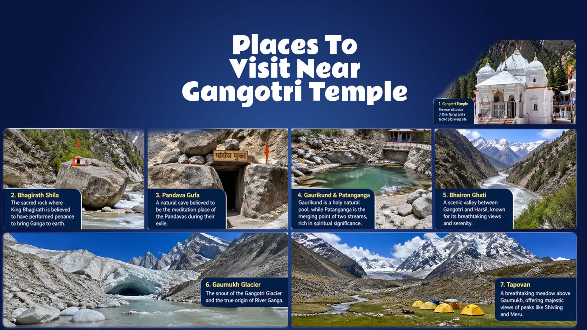 Places To Visit Near Gangotri Temple