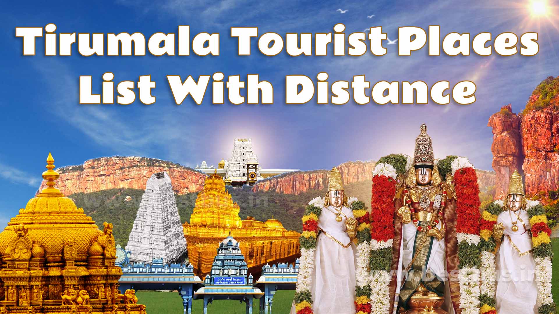 Tirumala Tourist Places List With Distance