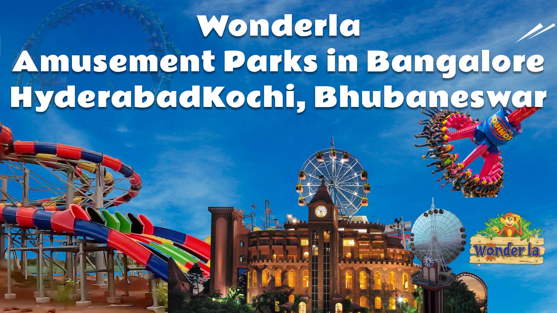 Wonderla Amusement Park Online Entry Tickets Booking