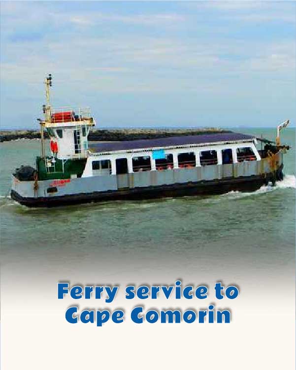 Ferry service to Cape Comorin