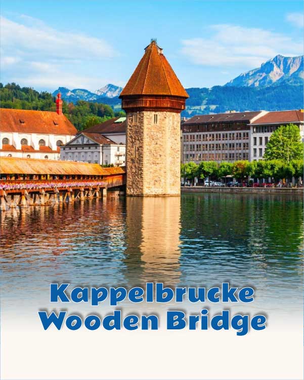 Kappelbrucke Wooden Bridge