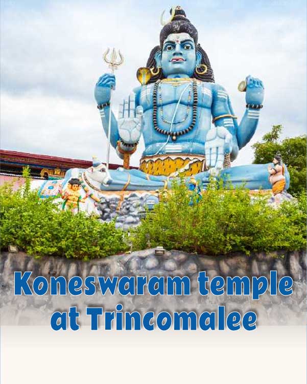 Koneswaram temple at Trincomalee