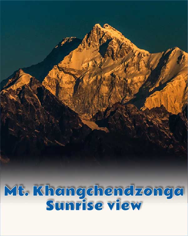 Mt. Khangchendzonga Sunrise view