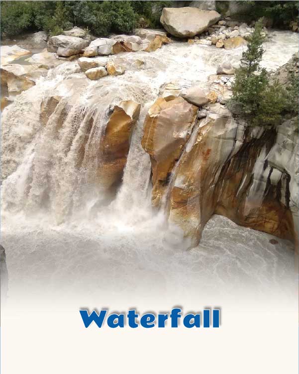 Water falls