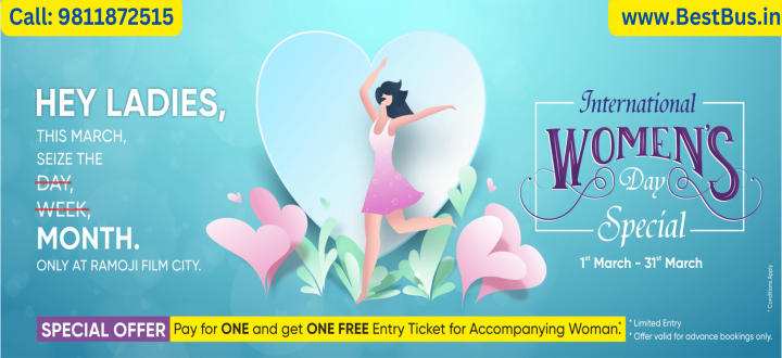Ramoji Film City Womens Day Special Offer