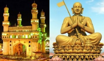  Amazing Hyderabad Tour Package with Ramoji Film City-Statue of Equality from Kozhikode by Flight