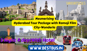  Mesmerizing 3 Nights-4 Days Hyderabad Tour Package with Ramoji Film City-Wonderla