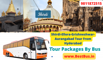  Shirdi-Ellora-Grishneshwar Tour From Hyderabad