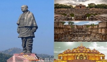  Kevadia Tour with Statue of Unity-Ahmedabad-Modhera Sun Temple by Train From Mumbai via Borivali-Vap