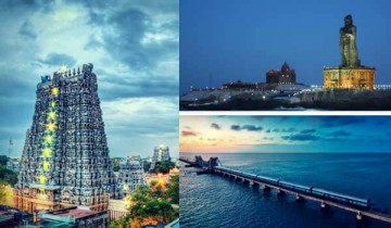  Madurai-Rameshwaram-Kanyakumari-Trivandrum Tour Package from Vishakhapatnam by Flight