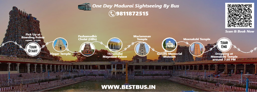 One Day Madurai City Tour by Bus Itinerary