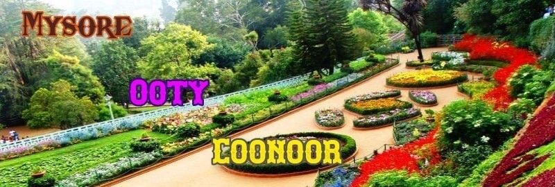 Bangalore To Mysore Ooty Coonoor 2 Nights-2 Days Tour Package by Car