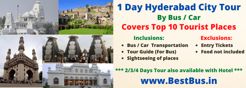 hyderabad one day city tour by bus