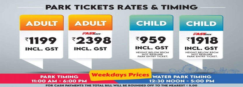 Wonderla Amusement Park Hyderabad Weekday Prices