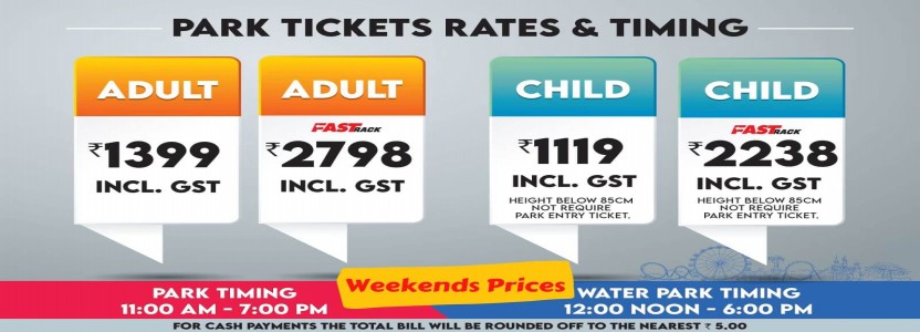 Wonderla Amusement Park Hyderabad Weekend Prices