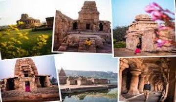 North Karnataka Temple Tour with Hampi-Banashankari-Badami-Aihole-Pattadakal-Bijapur-Kudala Sangama 