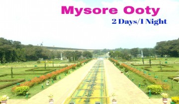   Mysore To Mysore-Ooty 1 Night-2 Days Tour Package by Bus